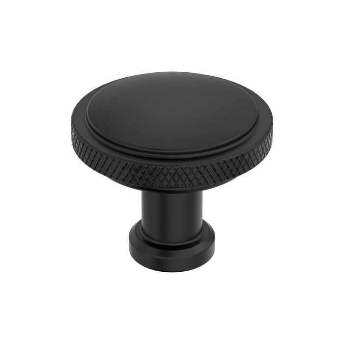 Amerock BP37740MB Faraday 1-1/4 inch (32mm) Diameter Matte Black Cabinet Knob