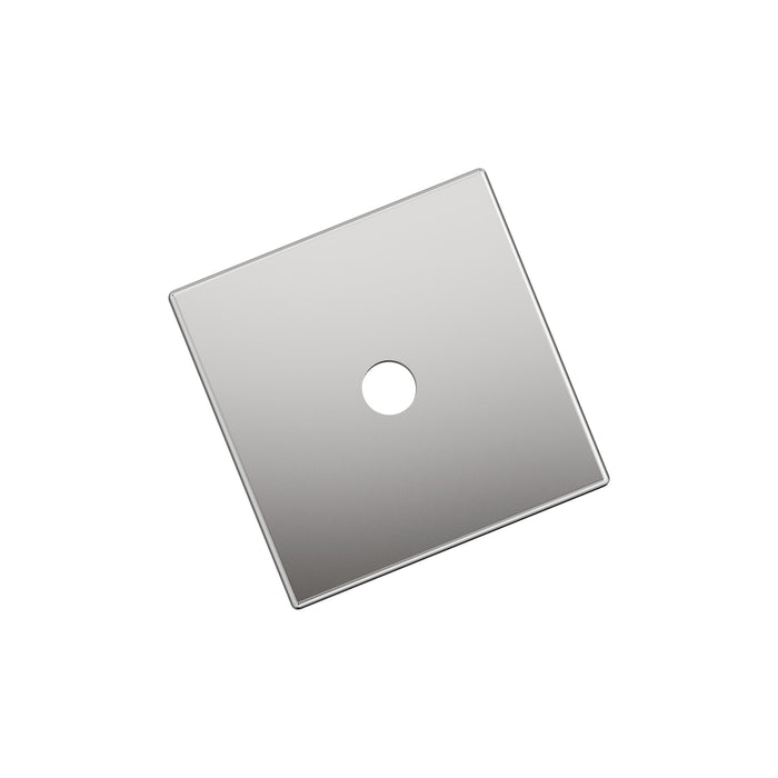 Amerock BP3776026 Ladera 1-3/16 inch (30mm) Length Square Polished Chrome Cabinet Knob Backplate