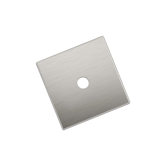 Amerock BP37760G10 Ladera 1-3/16 inch (30mm) Length Square Satin Nickel Cabinet Knob Backplate