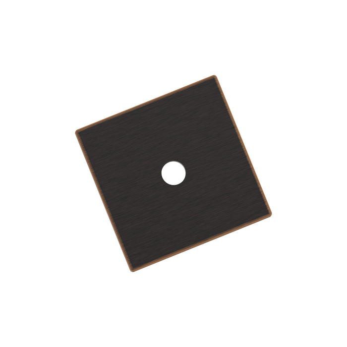 Amerock BP37760ORB Ladera 1-3/16 inch (30mm) Length Square Oil-Rubbed Bronze Cabinet Knob Backplate