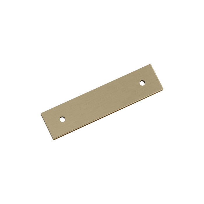 Amerock BP37761BBZ Ladera 3 inch (76mm) Center-to-Center Rectangle Golden Champagne Cabinet Pull Backplate
