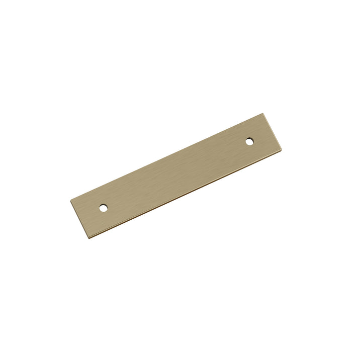 Amerock BP37762BBZ Ladera 3-3/4 inch (96mm) Center-to-Center Rectangle Golden Champagne Cabinet Pull Backplate