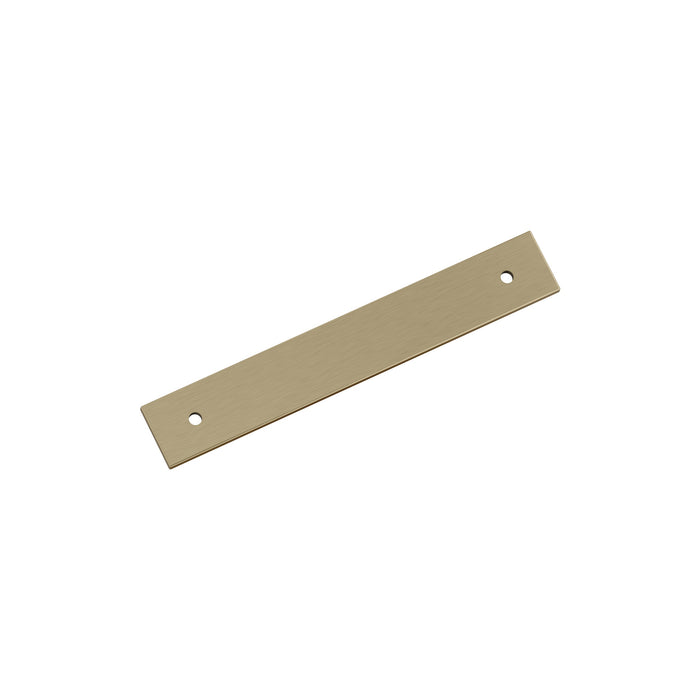 Amerock BP37763BBZ Ladera 5-1/16 inch (128mm) Center-to-Center Rectangle Golden Champagne Cabinet Pull Backplate