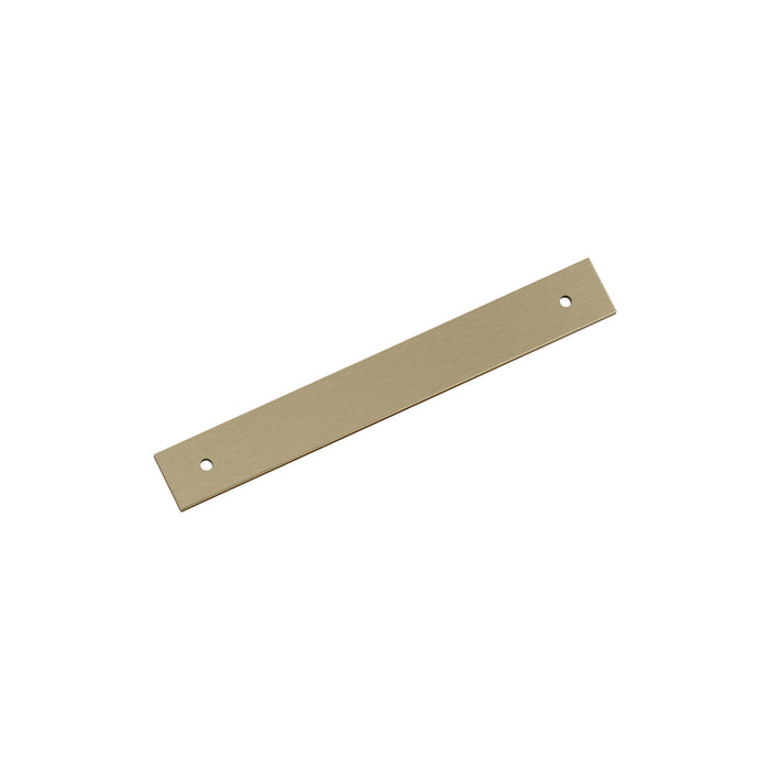 Amerock BP37764BBZ Ladera 6-5/16 inch (160mm) Center-to-Center Rectangle Golden Champagne Cabinet Pull Backplate
