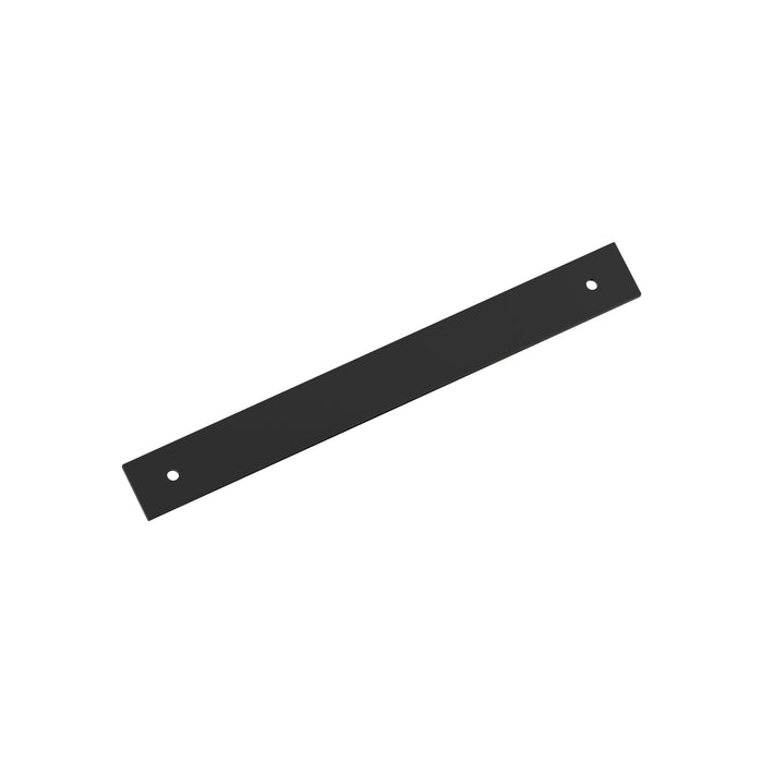 Amerock BP37765MB Ladera 7-9/16 inch (192mm) Center-to-Center Rectangle Matte Black Cabinet Pull Backplate
