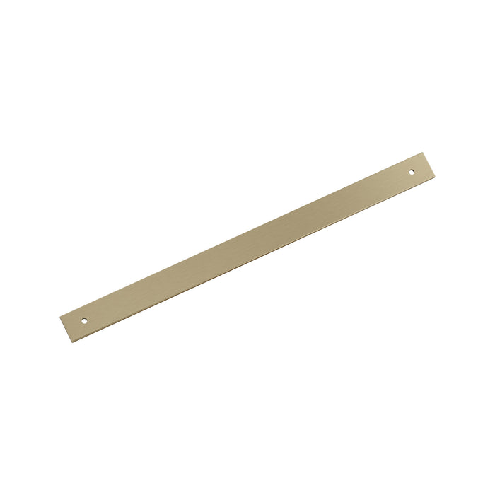 Amerock BP37768BBZ Ladera 12-5/8 inch (320mm) Center-to-Center Rectangle Golden Champagne Cabinet Pull Backplate