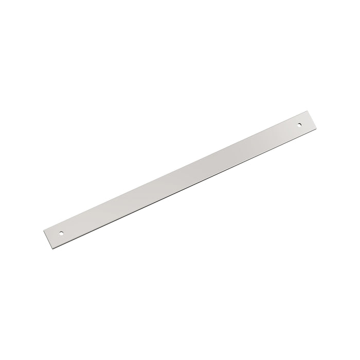 Amerock BP37768PN Ladera 12-5/8 inch (320mm) Center-to-Center Rectangle Polished Nickel Cabinet Pull Backplate