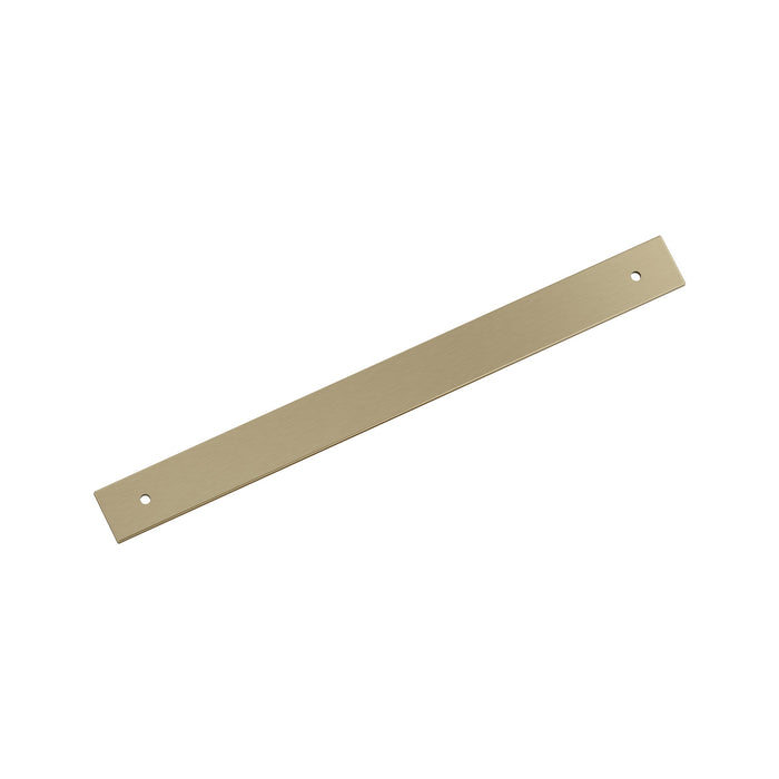 Amerock BP37769BBZ Ladera 12 inch (305mm) Center-to-Center Rectangle Golden Champagne Cabinet Pull Backplate