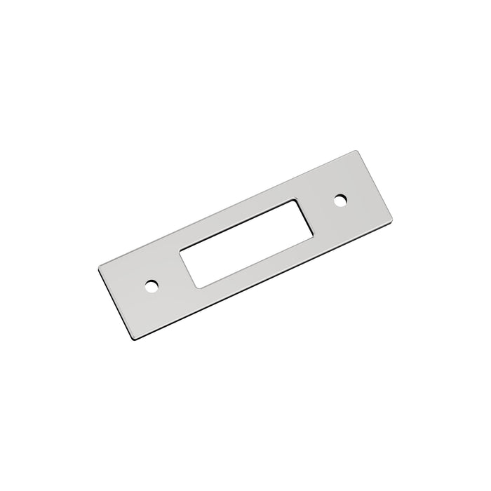 Amerock BP3778126 Medora 3 inch (76mm) Center-to-Center Rectangle Polished Chrome Cabinet Pull Backplate