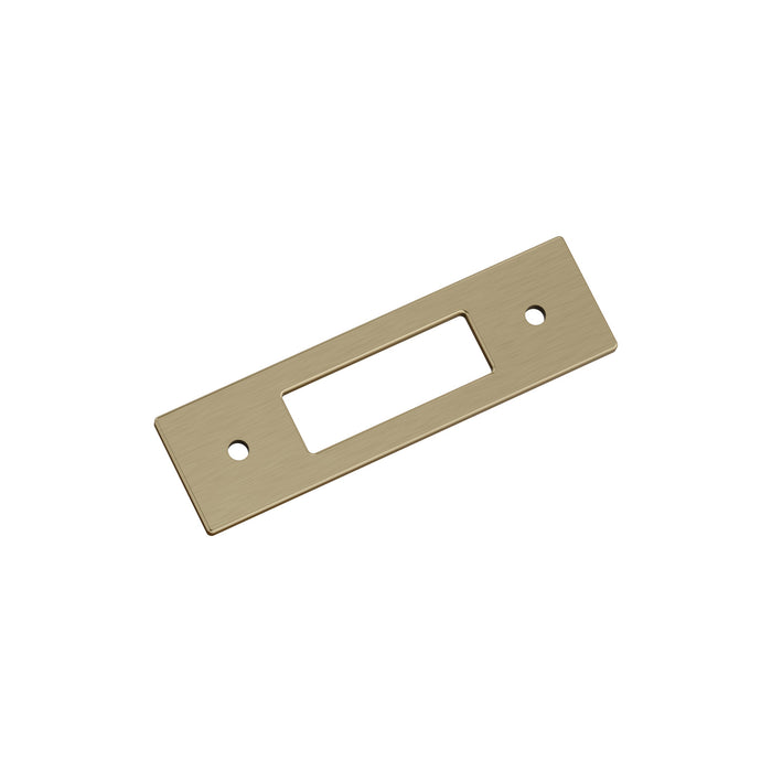 Amerock BP37781BBZ Medora 3 inch (76mm) Center-to-Center Rectangle Golden Champagne Cabinet Pull Backplate