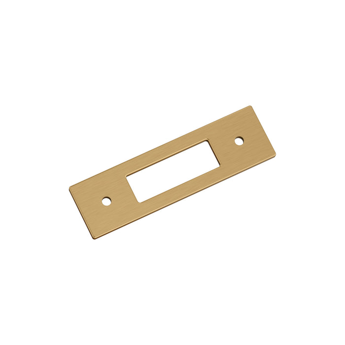 Amerock BP37781CZ Medora 3 inch (76mm) Center-to-Center Rectangle Champagne Bronze Cabinet Pull Backplate