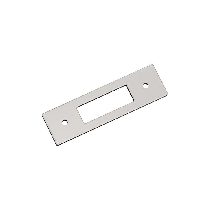 Amerock BP37781PN Medora 3 inch (76mm) Center-to-Center Rectangle Polished Nickel Cabinet Pull Backplate