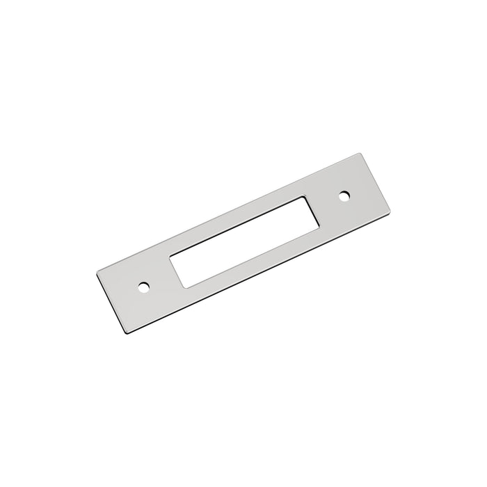 Amerock BP3778226 Medora 3-3/4 inch (96mm) Center-to-Center Rectangle Polished Chrome Cabinet Pull Backplate