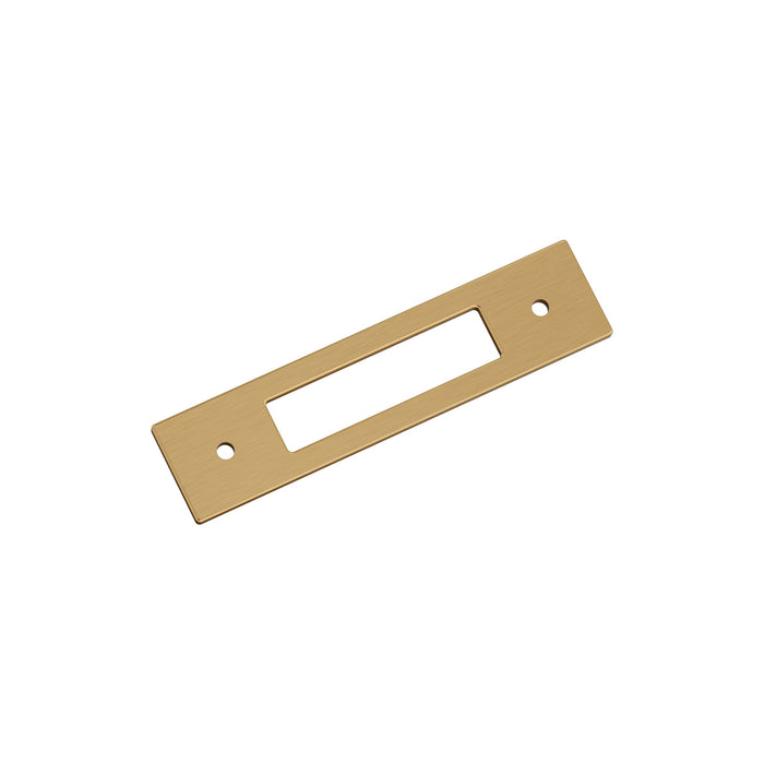 Amerock BP37782CZ Medora 3-3/4 inch (96mm) Center-to-Center Rectangle Champagne Bronze Cabinet Pull Backplate