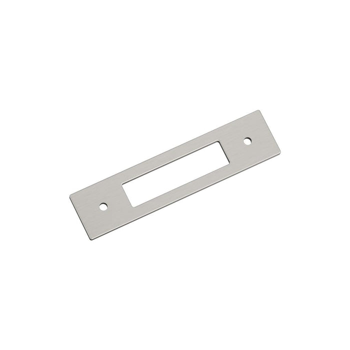 Amerock BP37782G10 Medora 3-3/4 inch (96mm) Center-to-Center Rectangle Satin Nickel Cabinet Pull Backplate