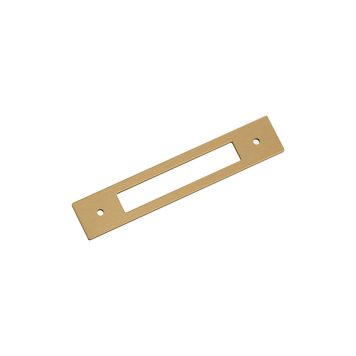 Amerock BP37783CZ Medora 5-1/16 inch (128mm) Center-to-Center Rectangle Champagne Bronze Cabinet Pull Backplate