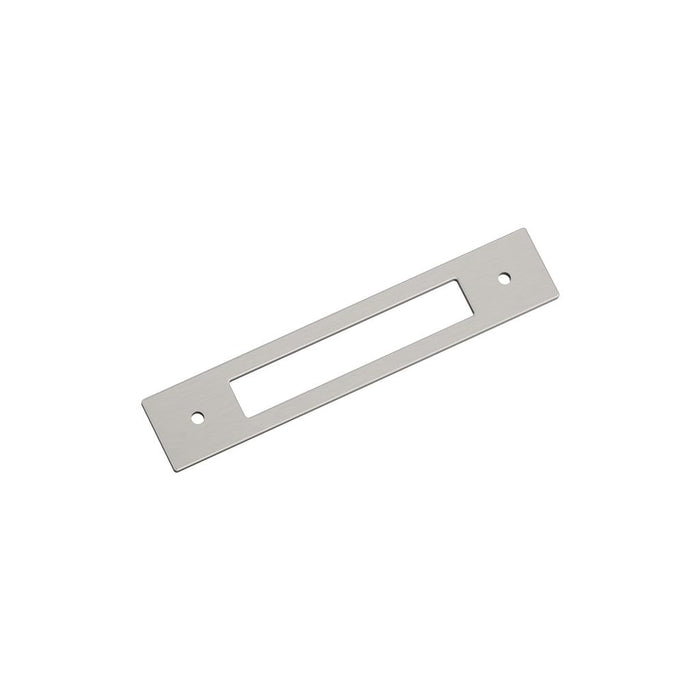 Amerock BP37783G10 Medora 5-1/16 inch (128mm) Center-to-Center Rectangle Satin Nickel Cabinet Pull Backplate