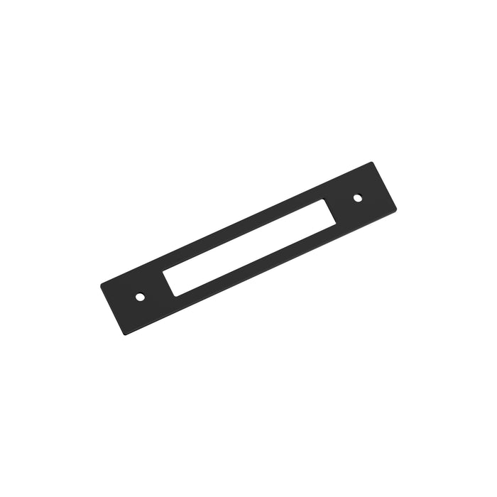 Amerock BP37783MB Medora 5-1/16 inch (128mm) Center-to-Center Rectangle Matte Black Cabinet Pull Backplate