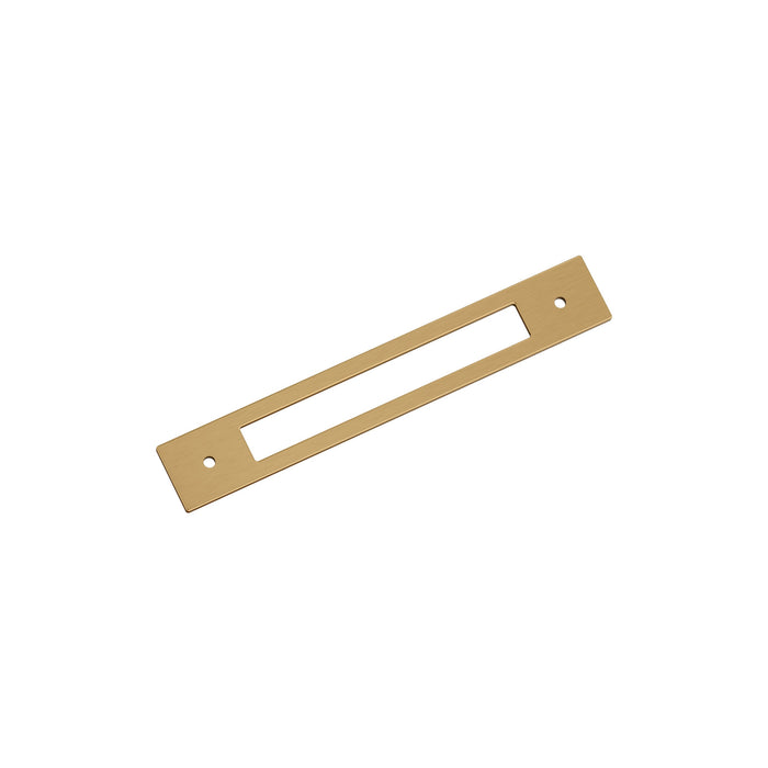 Amerock BP37784CZ Medora 6-5/16 inch (160mm) Center-to-Center Rectangle Champagne Bronze Cabinet Pull Backplate
