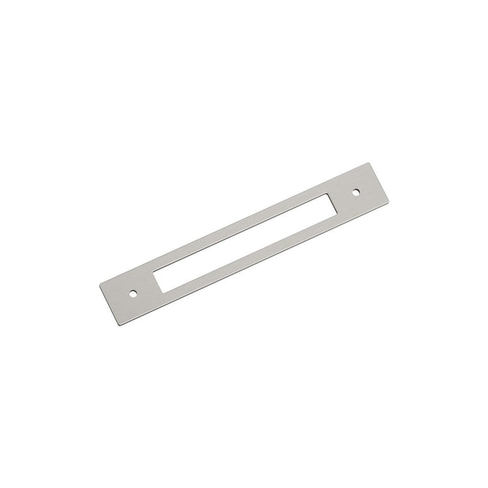 Amerock BP37784G10 Medora 6-5/16 inch (160mm) Center-to-Center Rectangle Satin Nickel Cabinet Pull Backplate