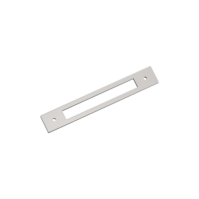 Amerock BP37784PN Medora 6-5/16 inch (160mm) Center-to-Center Rectangle Polished Nickel Cabinet Pull Backplate