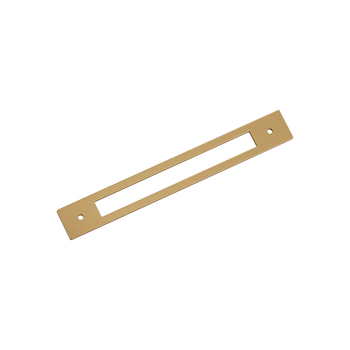 Amerock BP37785CZ Medora 7-9/16 inch (192mm) Center-to-Center Rectangle Champagne Bronze Cabinet Pull Backplate