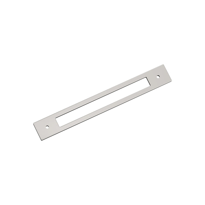 Amerock BP37785PN Medora 7-9/16 inch (192mm) Center-to-Center Rectangle Polished Nickel Cabinet Pull Backplate