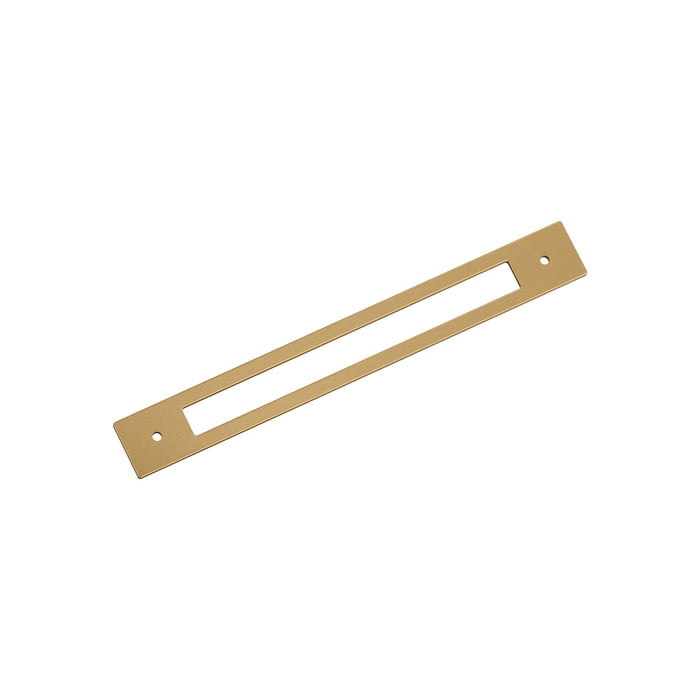 Amerock BP37786CZ Medora 8-13/16 inch (224mm) Center-to-Center Rectangle Champagne Bronze Cabinet Pull Backplate