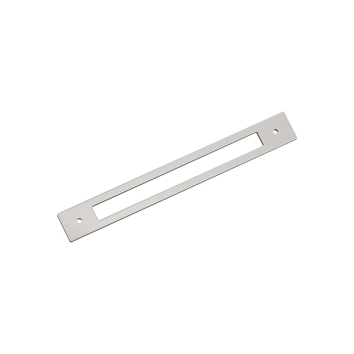 Amerock BP37786PN Medora 8-13/16 inch (224mm) Center-to-Center Rectangle Polished Nickel Cabinet Pull Backplate