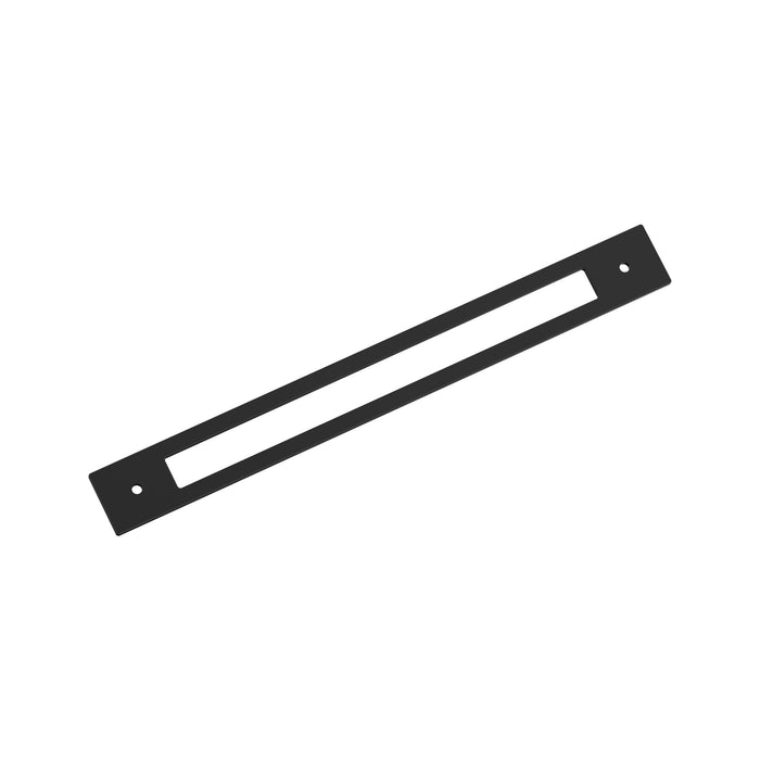 Amerock BP37787MB Medora 10-1/16 inch (256mm) Center-to-Center Rectangle Matte Black Cabinet Pull Backplate