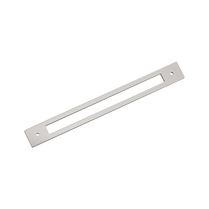Amerock BP37787PN Medora 10-1/16 inch (256mm) Center-to-Center Rectangle Polished Nickel Cabinet Pull Backplate