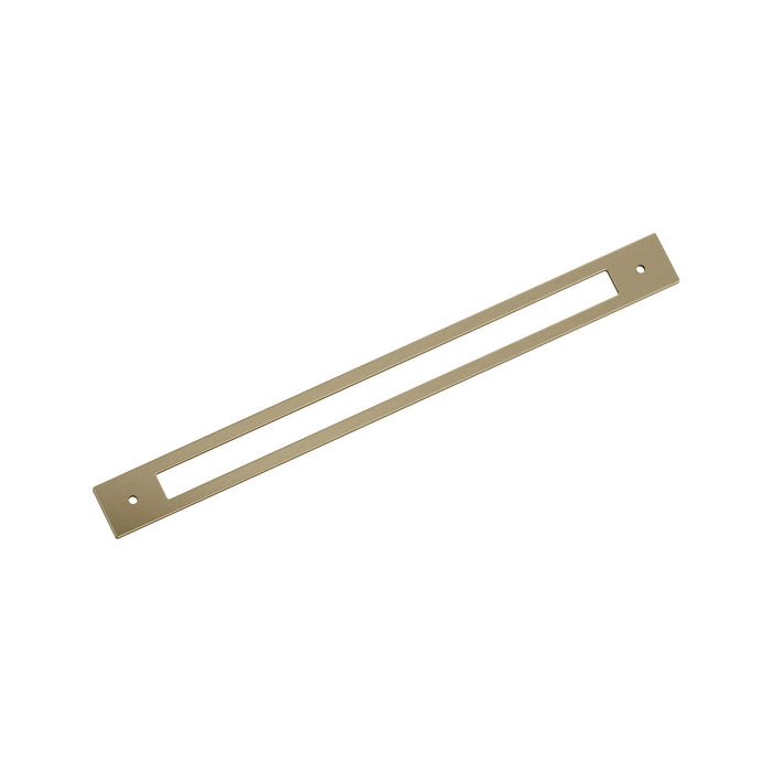 Amerock BP37788BBZ Medora 12-5/8 inch (320mm) Center-to-Center Rectangle Golden Champagne Cabinet Pull Backplate