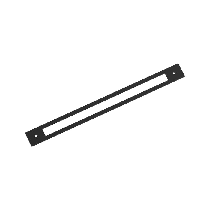 Amerock BP37788MB Medora 12-5/8 inch (320mm) Center-to-Center Rectangle Matte Black Cabinet Pull Backplate