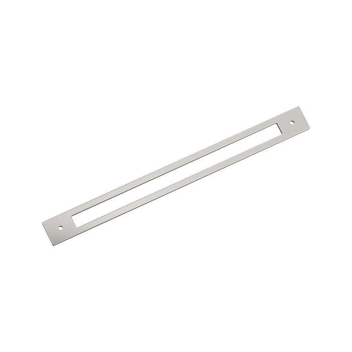 Amerock BP37788PN Medora 12-5/8 inch (320mm) Center-to-Center Rectangle Polished Nickel Cabinet Pull Backplate