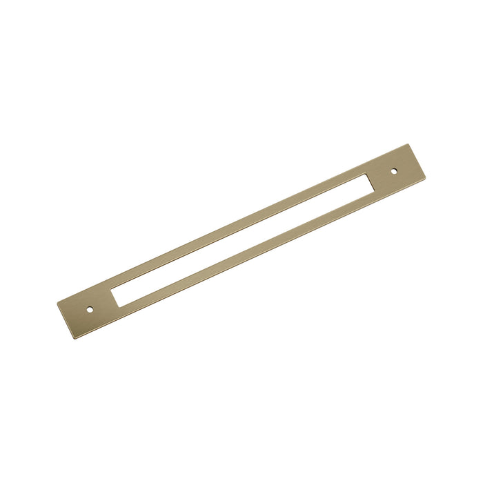 Amerock BP37789BBZ Medora 12 inch (305mm) Center-to-Center Rectangle Golden Champagne Cabinet Pull Backplate