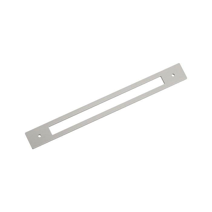 Amerock BP37789G10 Medora 12 inch (305mm) Center-to-Center Rectangle Satin Nickel Cabinet Pull Backplate