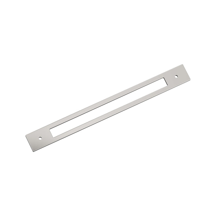 Amerock BP37789PN Medora 12 inch (305mm) Center-to-Center Rectangle Polished Nickel Cabinet Pull Backplate