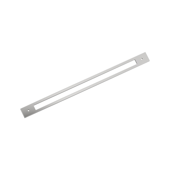 Amerock BP3779026 Medora 18 inch (457mm) Center-to-Center Rectangle Polished Chrome Cabinet Pull Backplate