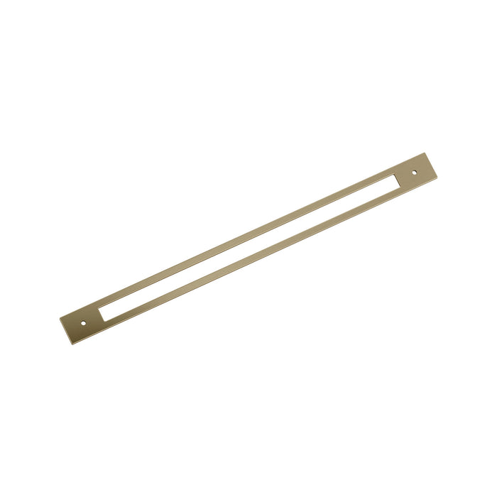 Amerock BP37790BBZ Medora 18 inch (457mm) Center-to-Center Rectangle Golden Champagne Cabinet Pull Backplate