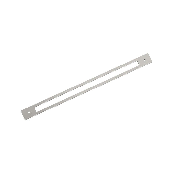 Amerock BP37790G10 Medora 18 inch (457mm) Center-to-Center Rectangle Satin Nickel Cabinet Pull Backplate