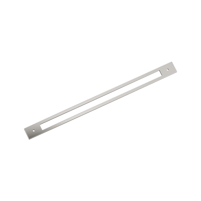 Amerock BP37790PN Medora 18 inch (457mm) Center-to-Center Rectangle Polished Nickel Cabinet Pull Backplate