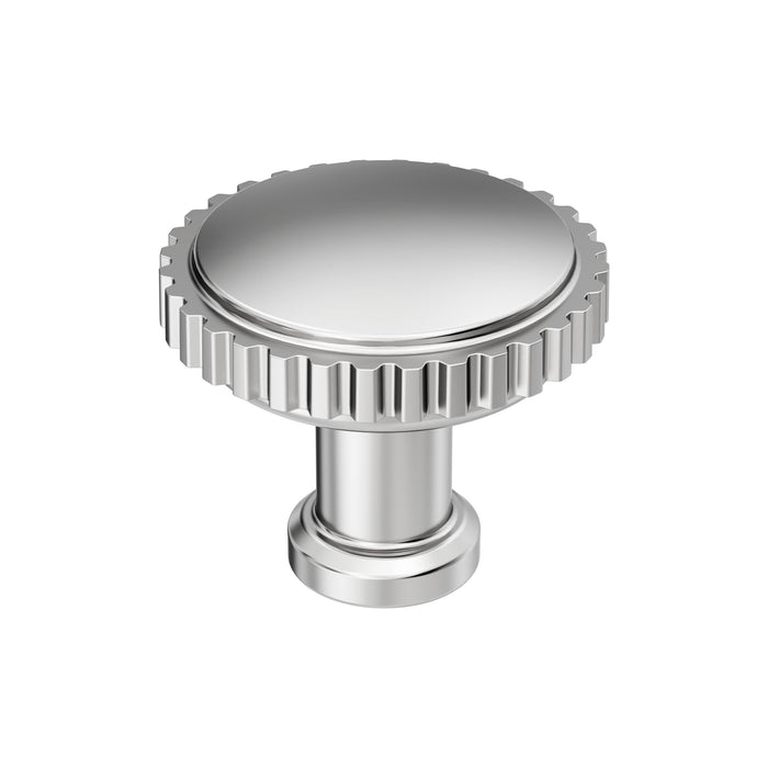Amerock BP3780026 Farewind 1-1/4 inch (32mm) Diameter Polished Chrome Cabinet Knob