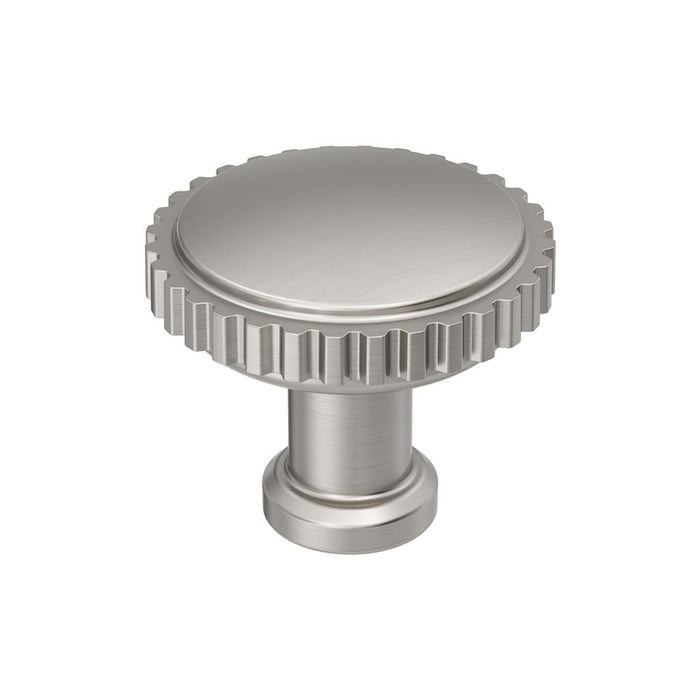 Amerock BP37800G10 Farewind 1-1/4 inch (32mm) Diameter Satin Nickel Cabinet Knob