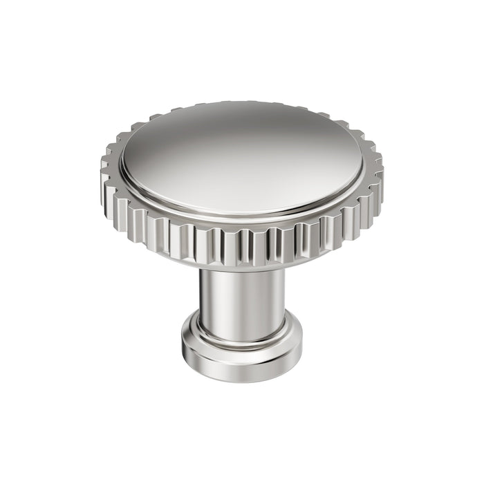 Amerock BP37800PN Farewind 1-1/4 inch (32mm) Diameter Polished Nickel Cabinet Knob