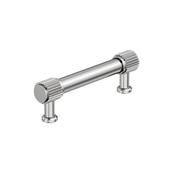 Amerock BP3780326 Farewind 3-3/4 inch (96mm) Center-to-Center Polished Chrome Cabinet Pull