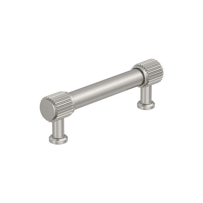 Amerock BP37803G10 Farewind 3-3/4 inch (96mm) Center-to-Center Satin Nickel Cabinet Pull