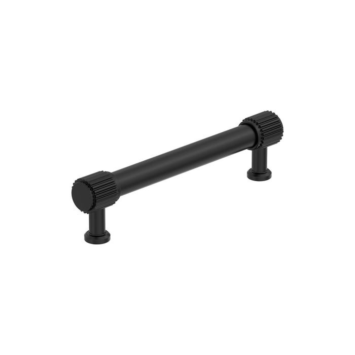 Amerock BP37804MB Farewind 5-1/16 inch (128mm) Center-to-Center Matte Black Cabinet Pull