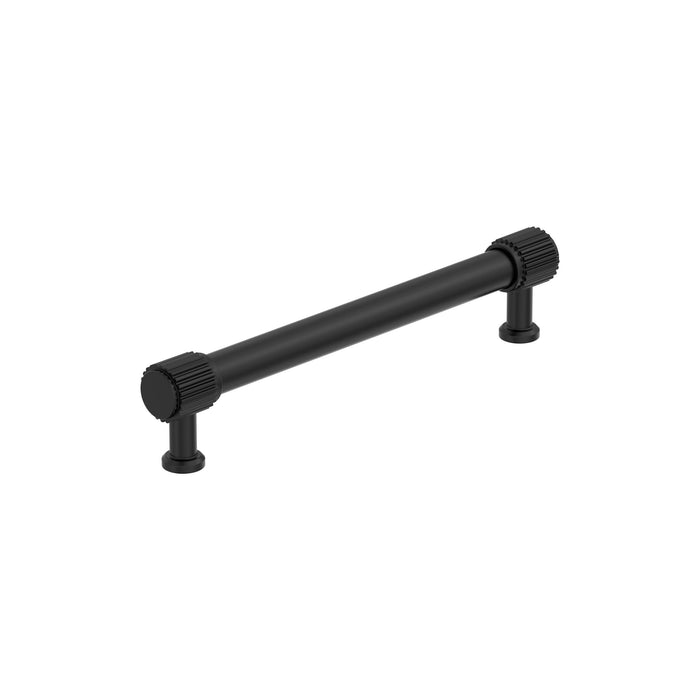 Amerock BP37805MB Farewind 6-5/16 inch (160mm) Center-to-Center Matte Black Cabinet Pull