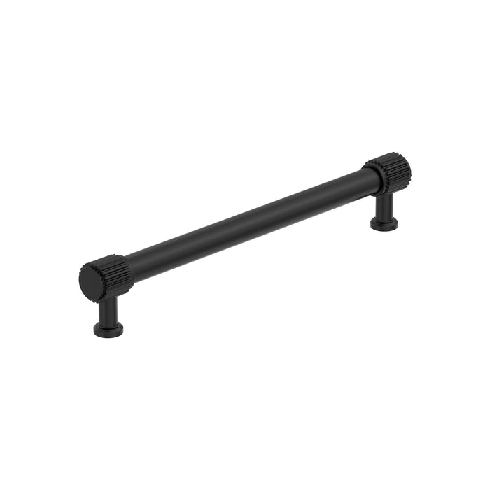 Amerock BP37806MB Farewind 7-9/16 inch (192mm) Center-to-Center Matte Black Cabinet Pull