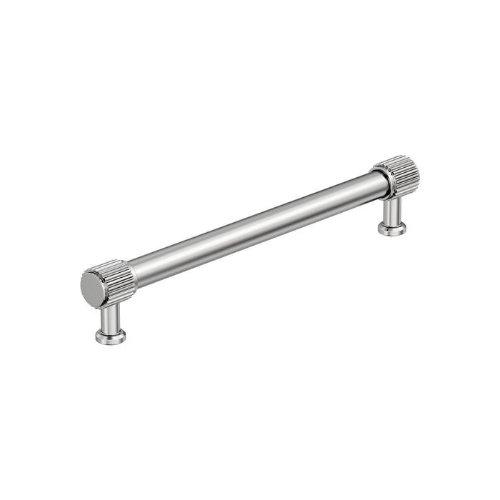 Amerock BP37806PN Farewind 7-9/16 inch (192mm) Center-to-Center Polished Nickel Cabinet Pull